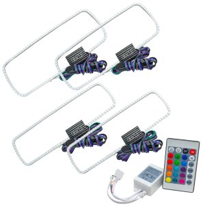 Ford Excursion Headlight Halo Kit - ORACLE Lighting - ColorSHIFT w/ Simple Controller - 2005 Ford Excursion Headlight Halo Kit - ORACLE Lighting - ColorSHIFT w/ Simple Controller - 2005